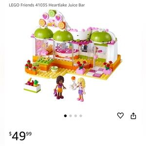 Lego Friends Heartlake Juice Bar Set - Complete - Retired #41035
